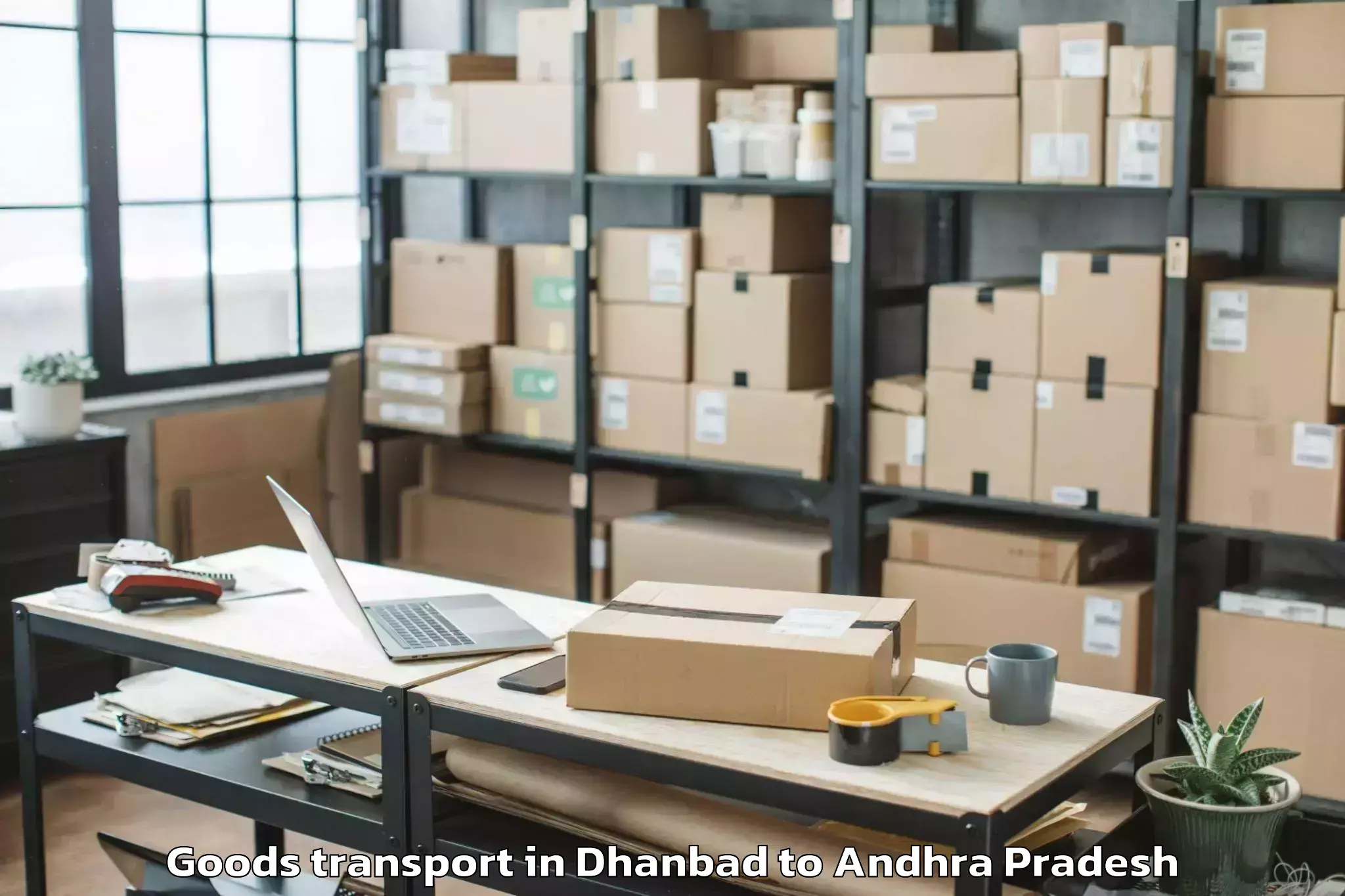 Get Dhanbad to Krishnapatnam Port Goods Transport